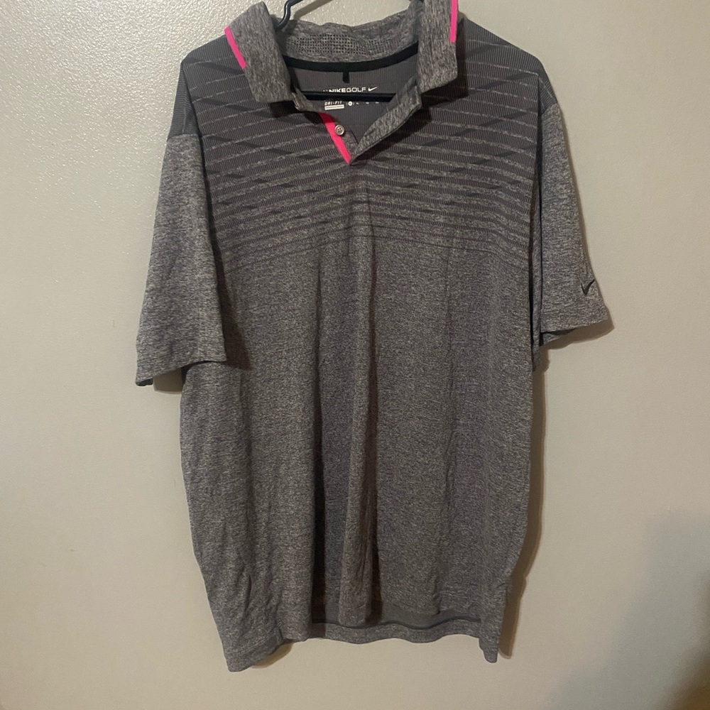 Nike Men's Gray Polo Shirt